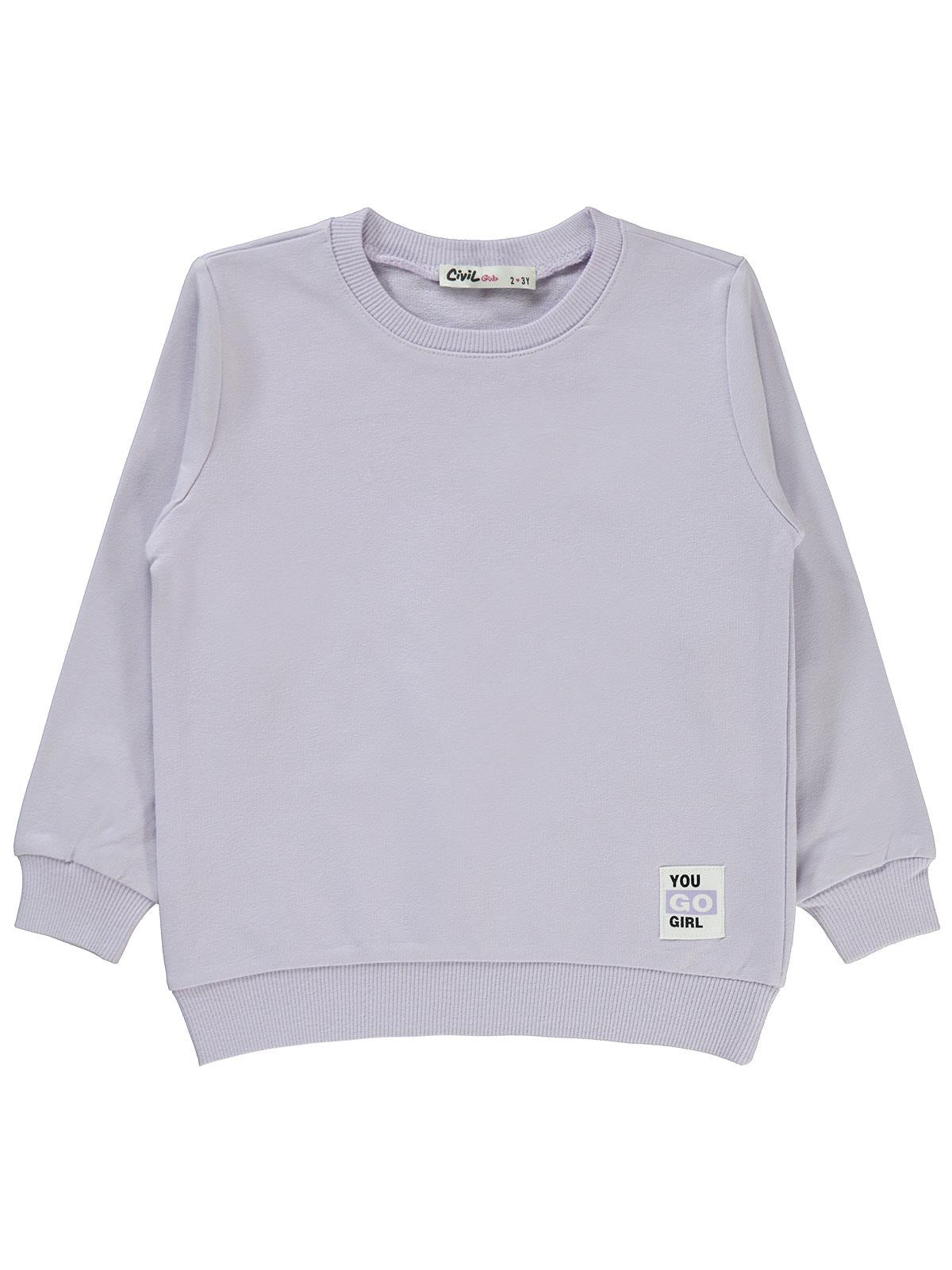 Civil Girls Basic 2-5 Yaş Sweatshirt - Sarı