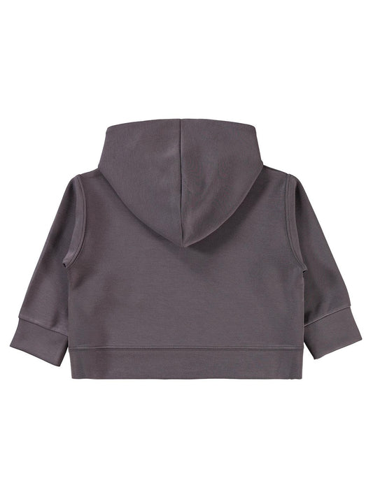 Civil Kız Çocuk Beautiful Baskılı Sweatshirt | Double Face İnterlok | Okul Kreş ve Günlük Kullanım - Gri