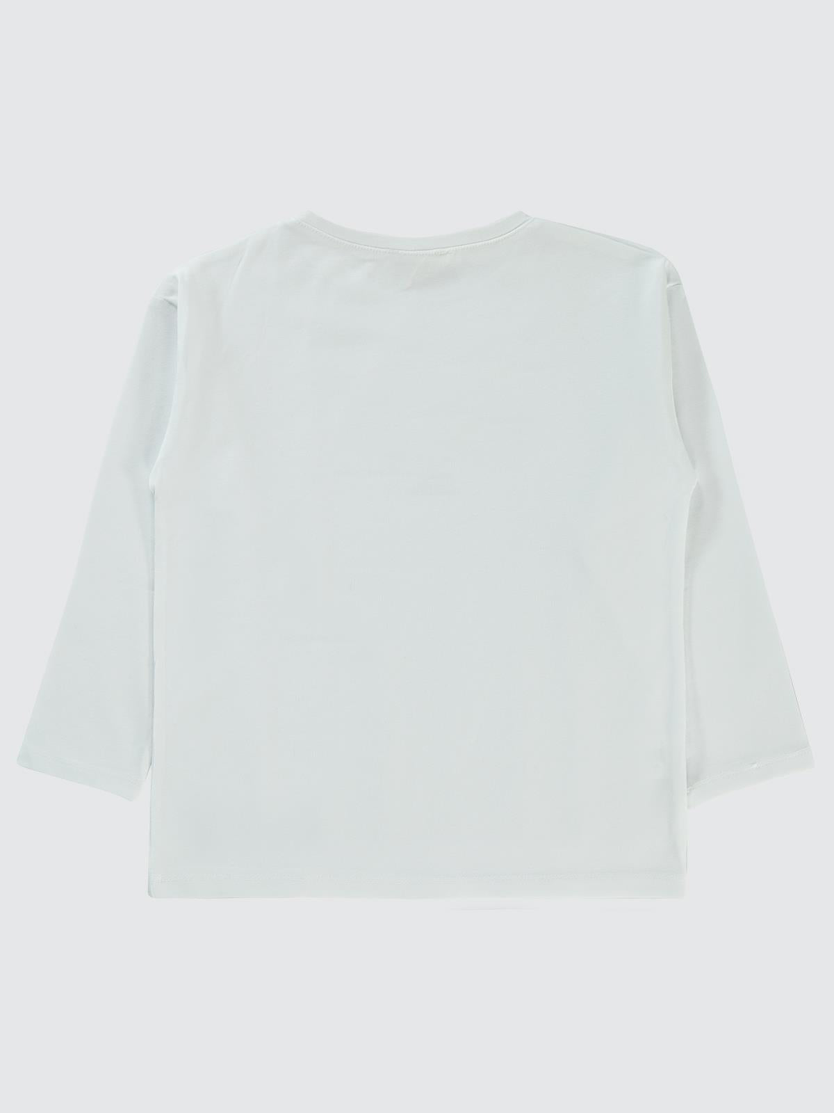 Civil Girls Beautiful Baskılı 10-13 Yaş Sweatshirt - Beyaz