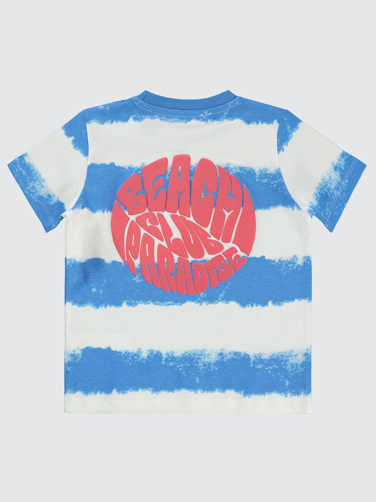 Civil Boys Surf Wave Baskılı 2-5 Yaş Tişört - Mavi