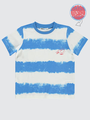 Civil Boys Surf Wave Baskılı 2-5 Yaş Tişört - Mavi