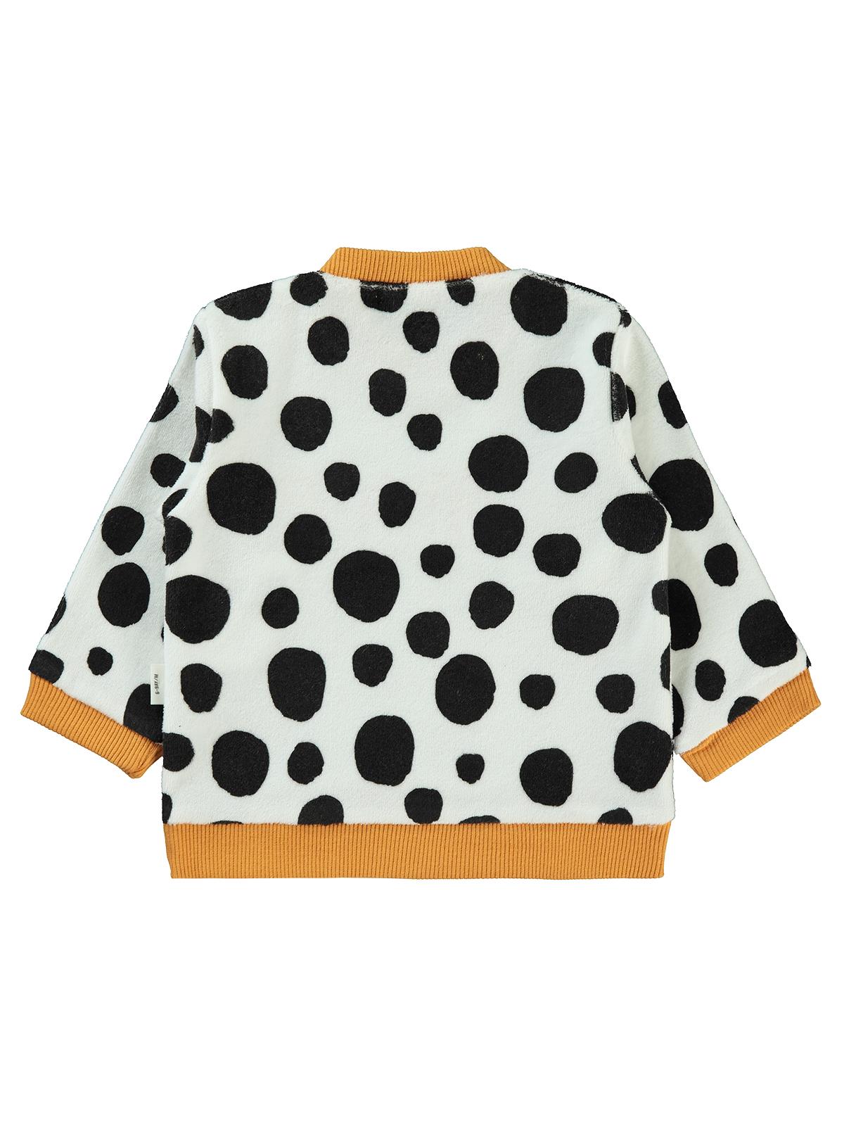 Civil Baby Leopar Empirme Baskılı 6-18 Ay Sweatshirt - Hardal