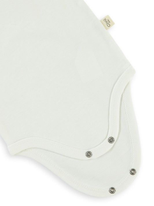 Civil Baby Düz Kısa Kol 12-36 Ay Çıtçıtlı Badi Beyaz