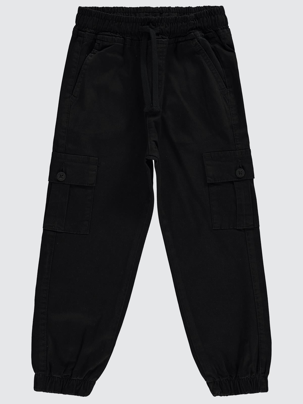 Civil Boys Bel Paça Lastikli Kargo Cepli 10-13 Yaş Pantolon - Gri