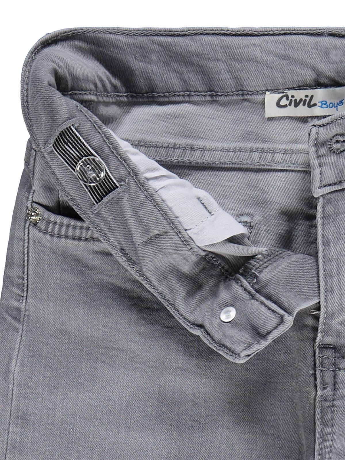 Civil Boys Basic 5 Cep 6-9 Yaş Pantolon - Gri