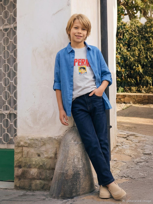 Civil Boys Basic 5 Cep 6-9 Yaş Pantolon - Mavi