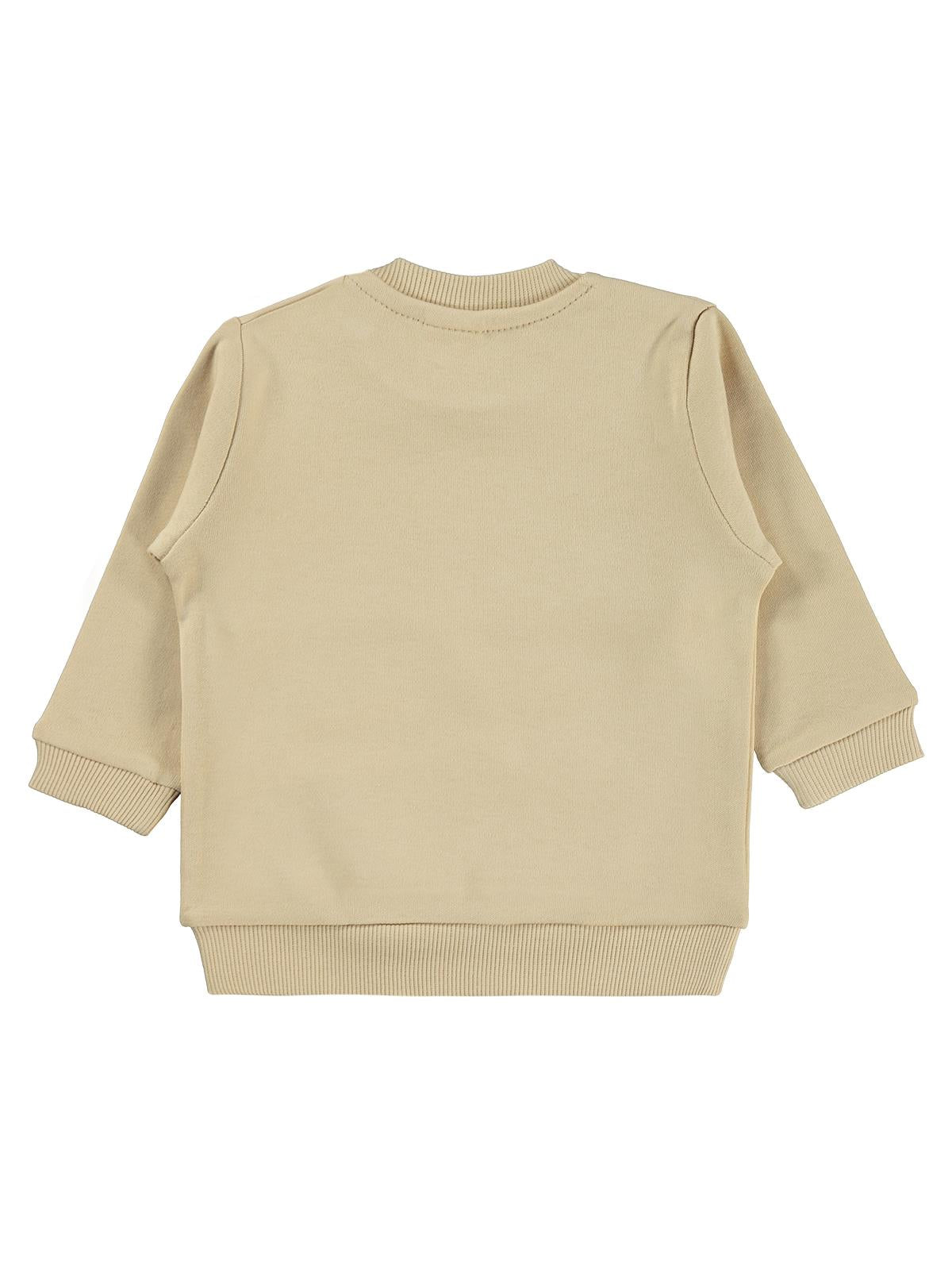 Civil Baby Next Baskılı 6-18 Ay Sweatshirt - Kahverengi