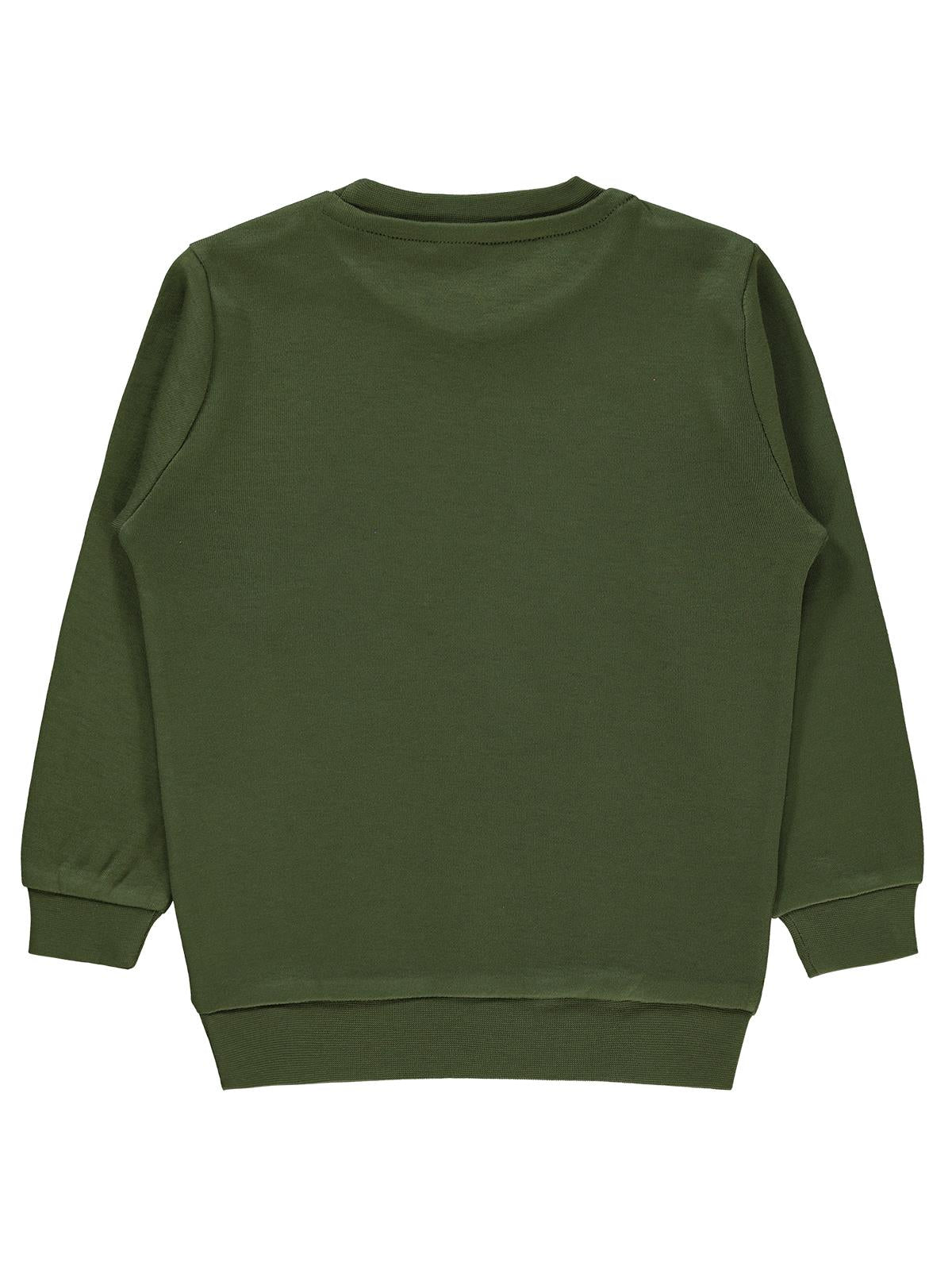 Civil Boys Köpek Baskılı 2-5 Yaş Sweatshirt - Hardal