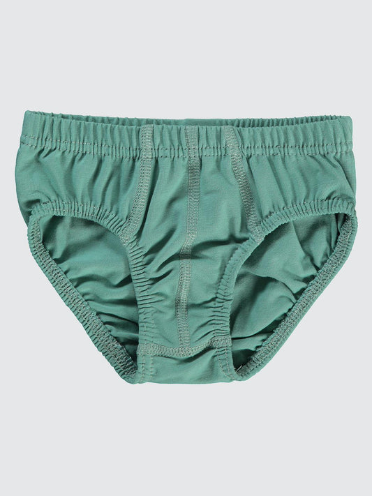 Civil Erkek Çocuk Hardal-Haki Basic 2'li Külot Set | Likralı Süprem | Okul Kreş ve Günlük Kullanım - Sarı