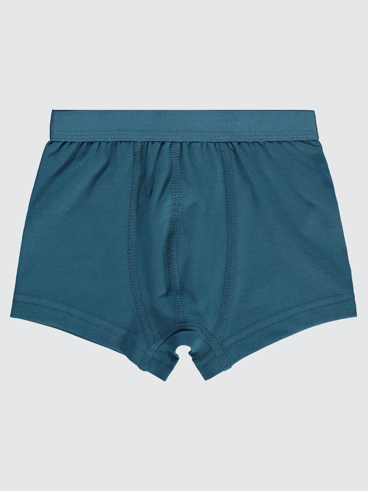 Civil Erkek Çocuk  Basic 2'li Boxer Set | Likralı Süprem | Okul Kreş ve Günlük Kullanım - Mavi