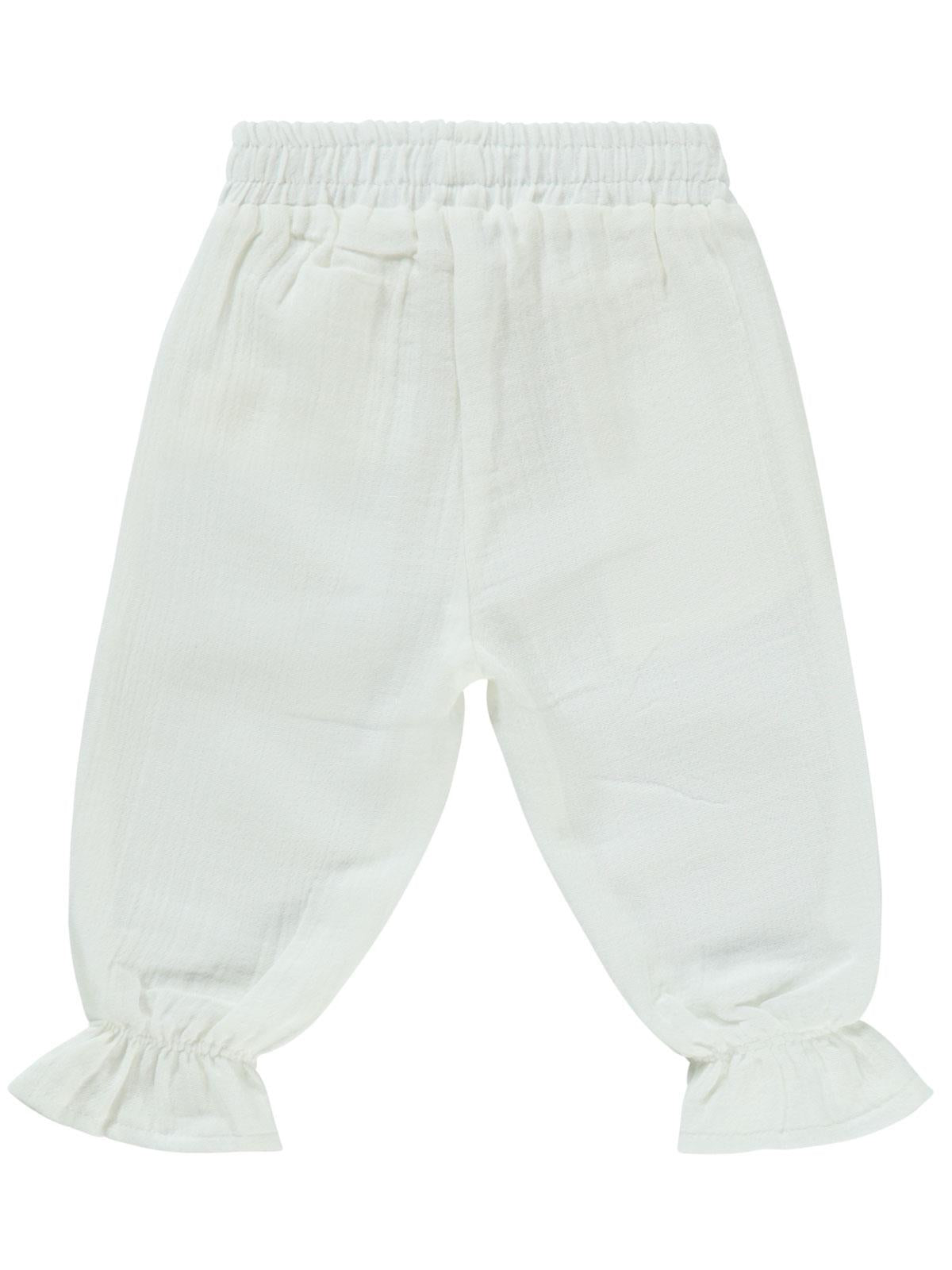 Civil Baby Müslin Basic 6-18 Ay Pantolon - Ekru