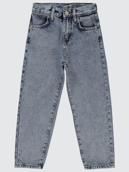Civil Girls Mom Jean 10-13 Yaş Pantolon - Mavi