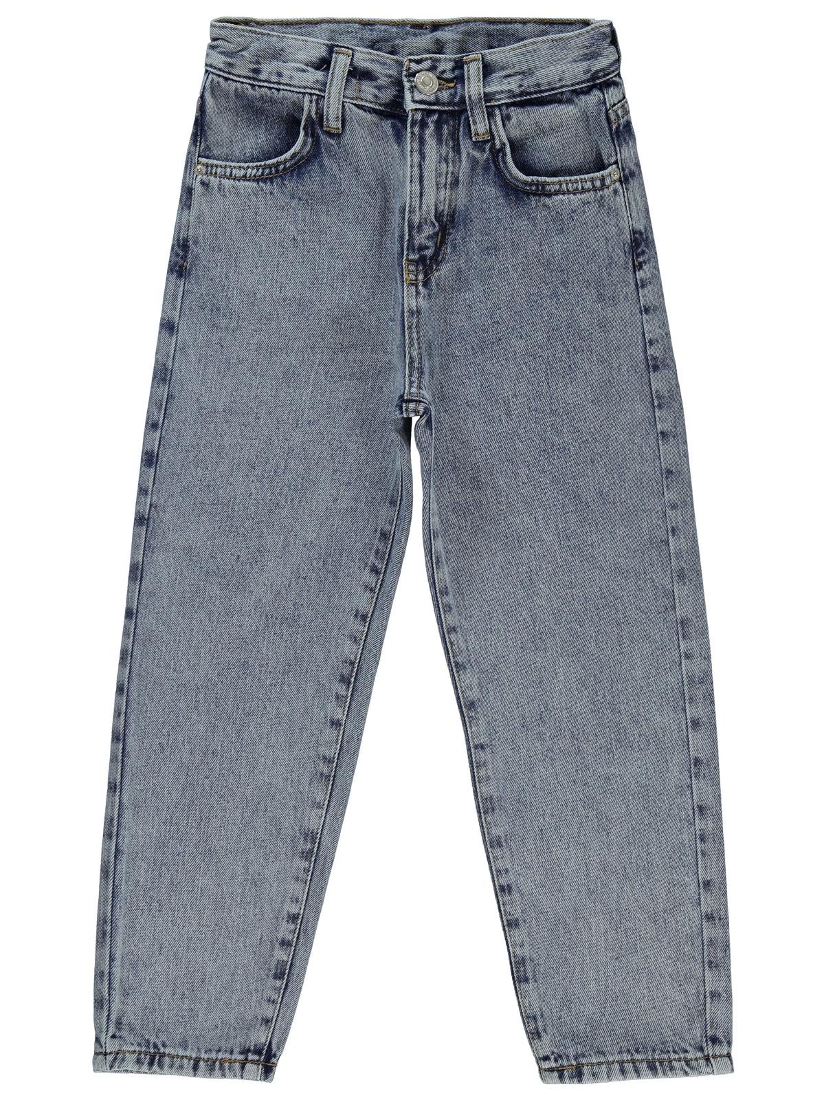 Civil Girls Mom Jean 10-13 Yaş Pantolon - Mavi