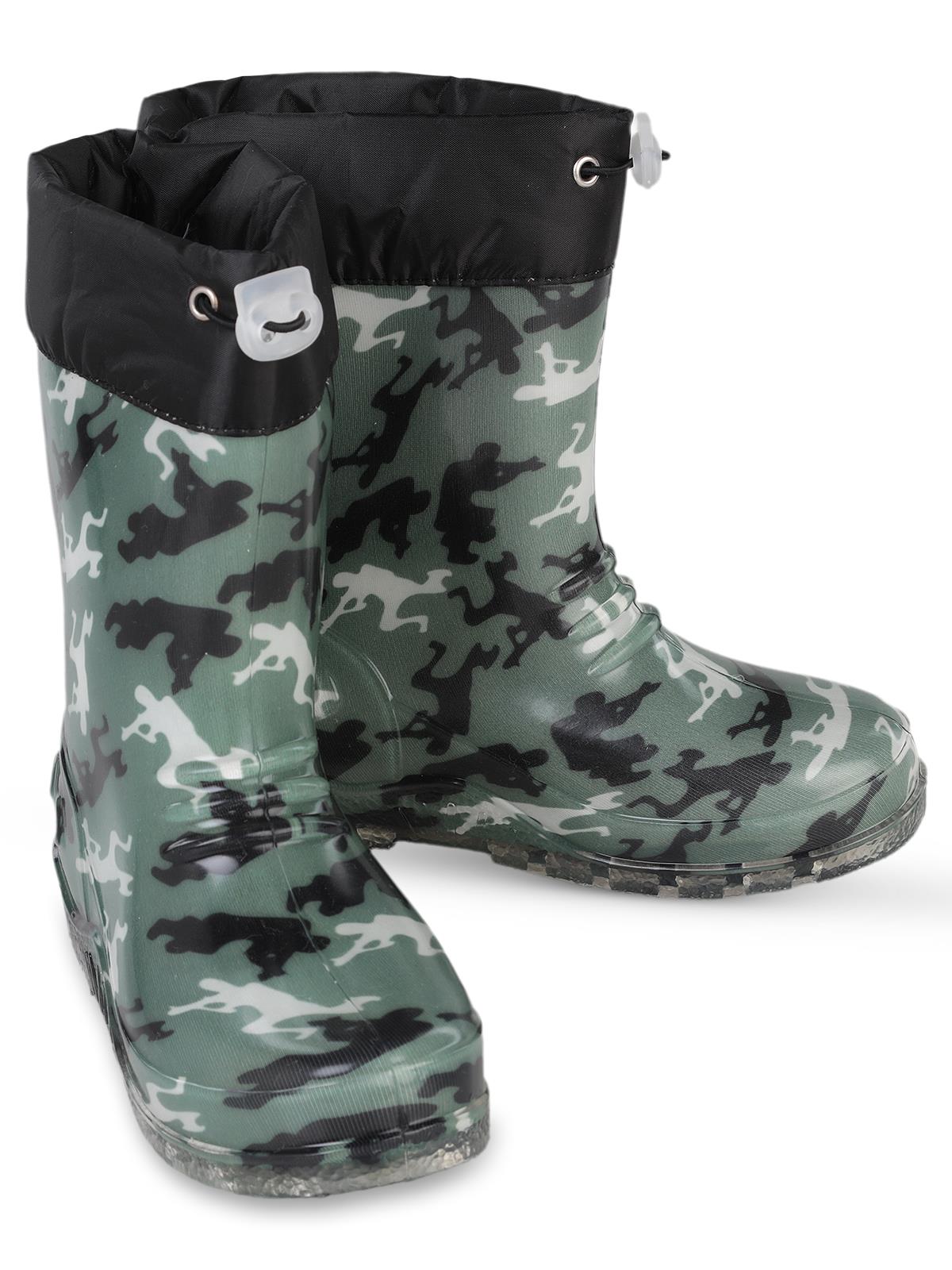 Civil Boots Kamuflaj 30-36 Numara Bot ve Çizme - Haki