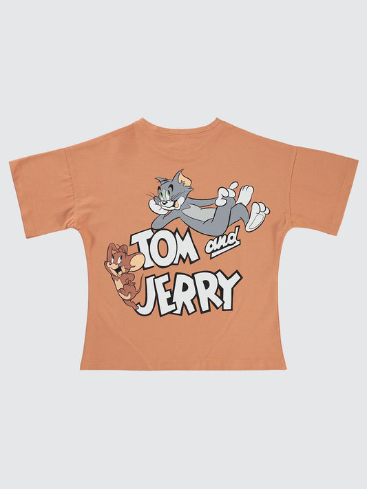 Tom and Jerry 6-9 Yaş Tişört - Beyaz