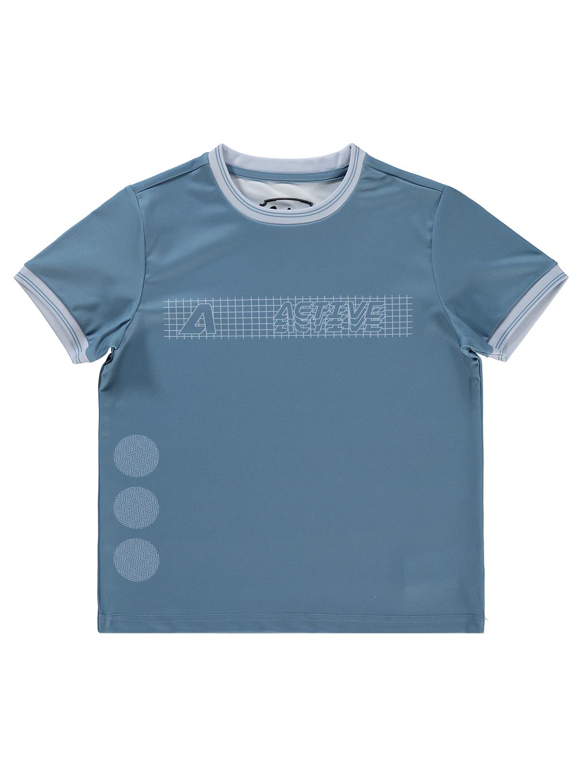Civil Boys Active Baskılı 10-13 Yaş Tişört - Gri