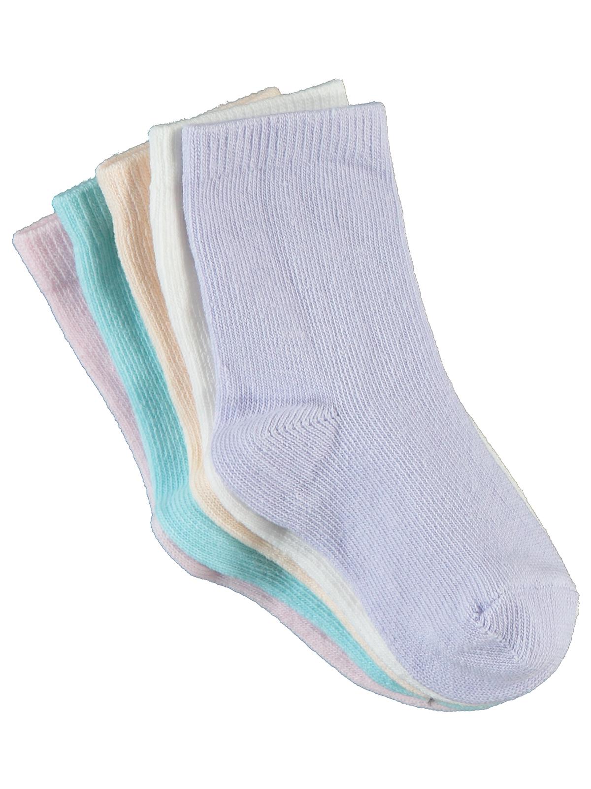 Civil Baby Kız Bebek 5'li Çorap 6-18 Ay