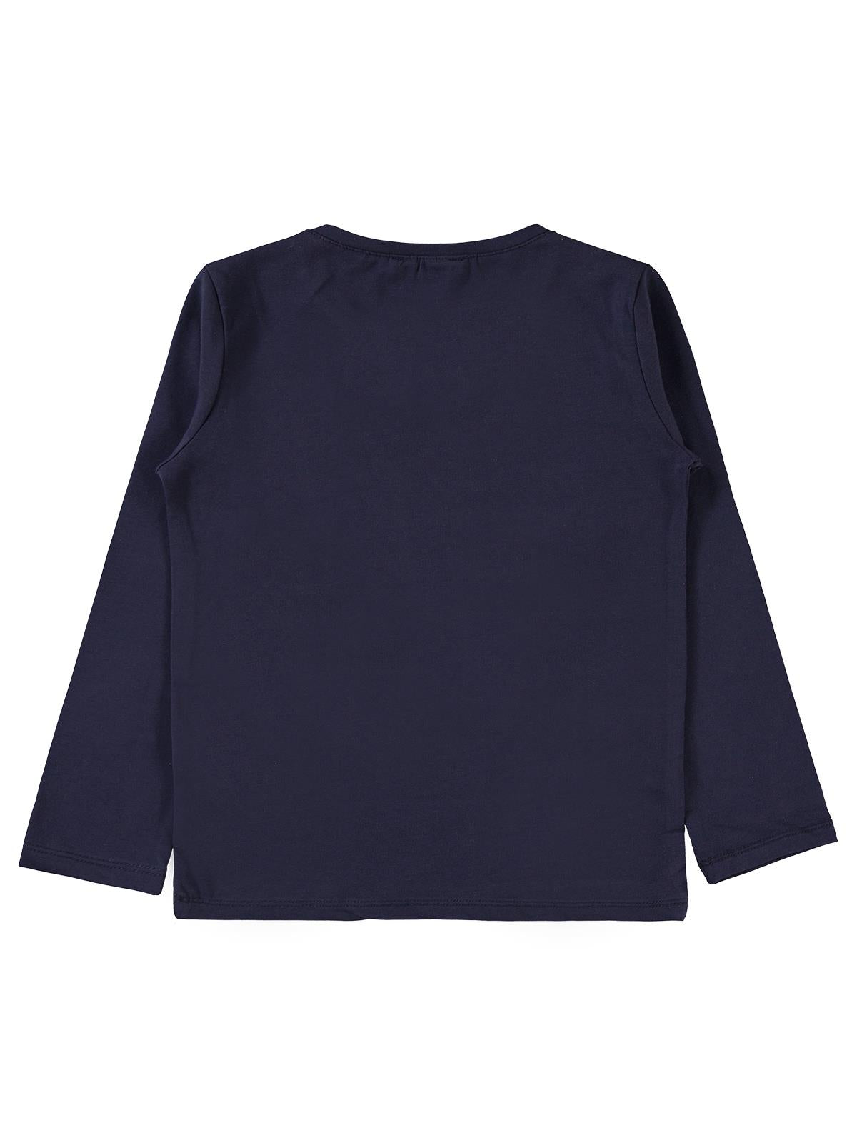 Civil Erkek Çocuk Basic Sweatshirt | Likralı Süprem Uzun Kol | Okul Kreş ve Günlük Kullanım - Lacivert