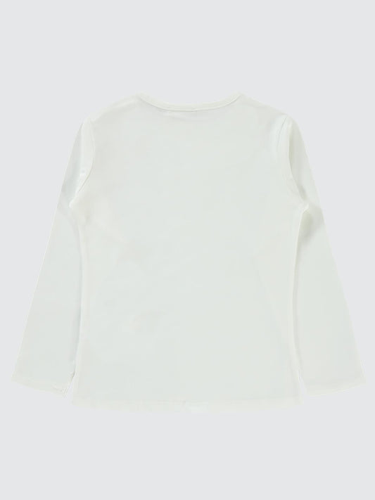 Civil Girls Basic 10-13 Yaş Sweatshirt - Ekru