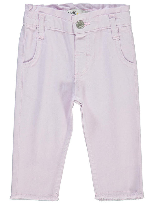 Civil Baby Paça Detaylı 6-18 Ay Pantolon - Lila