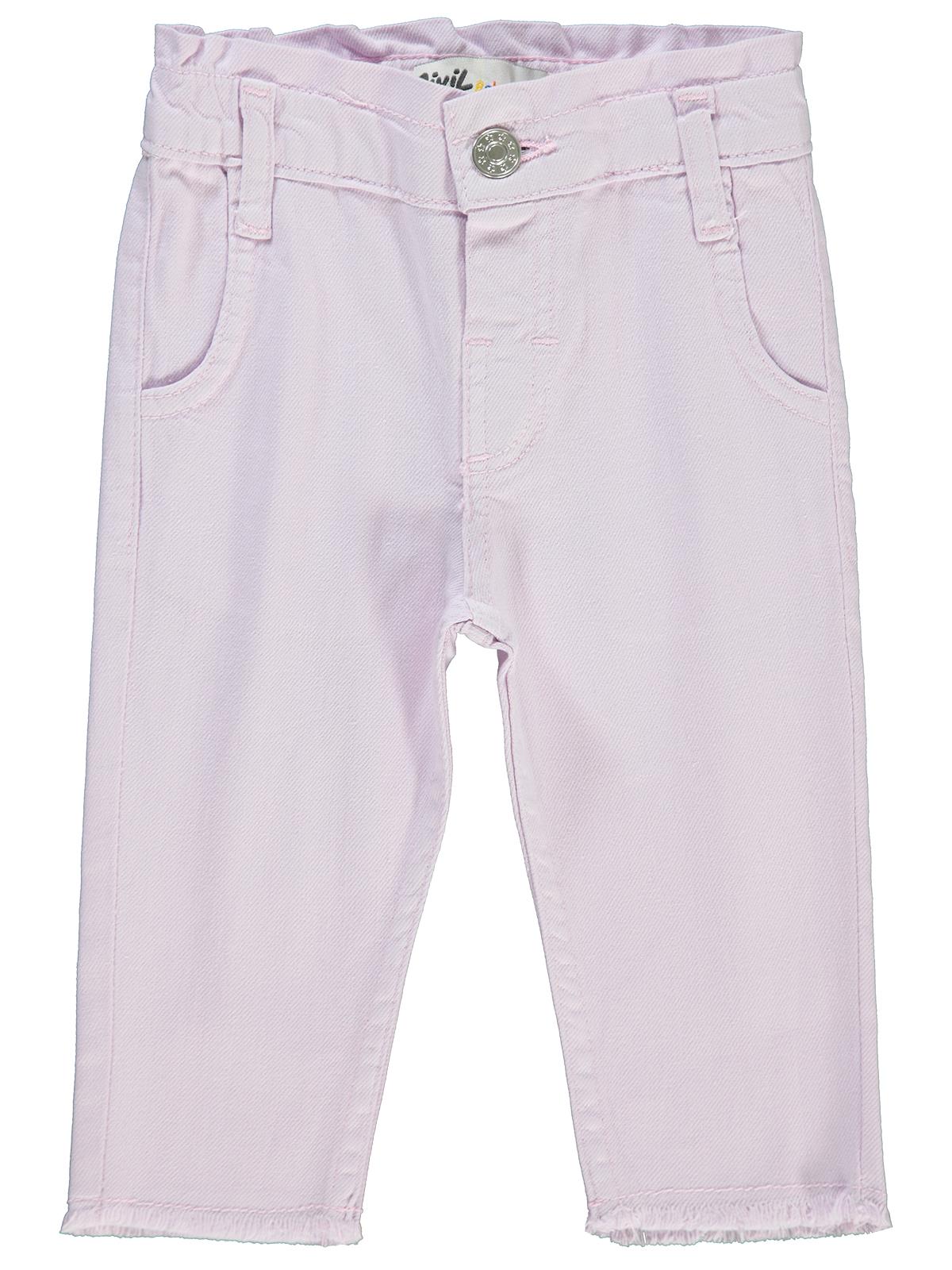 Civil Baby Paça Detaylı 6-18 Ay Pantolon - Lila