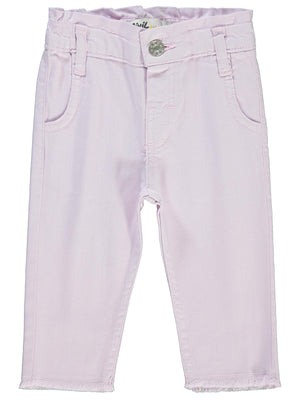 Civil Baby Paça Detaylı 6-18 Ay Pantolon - Lila