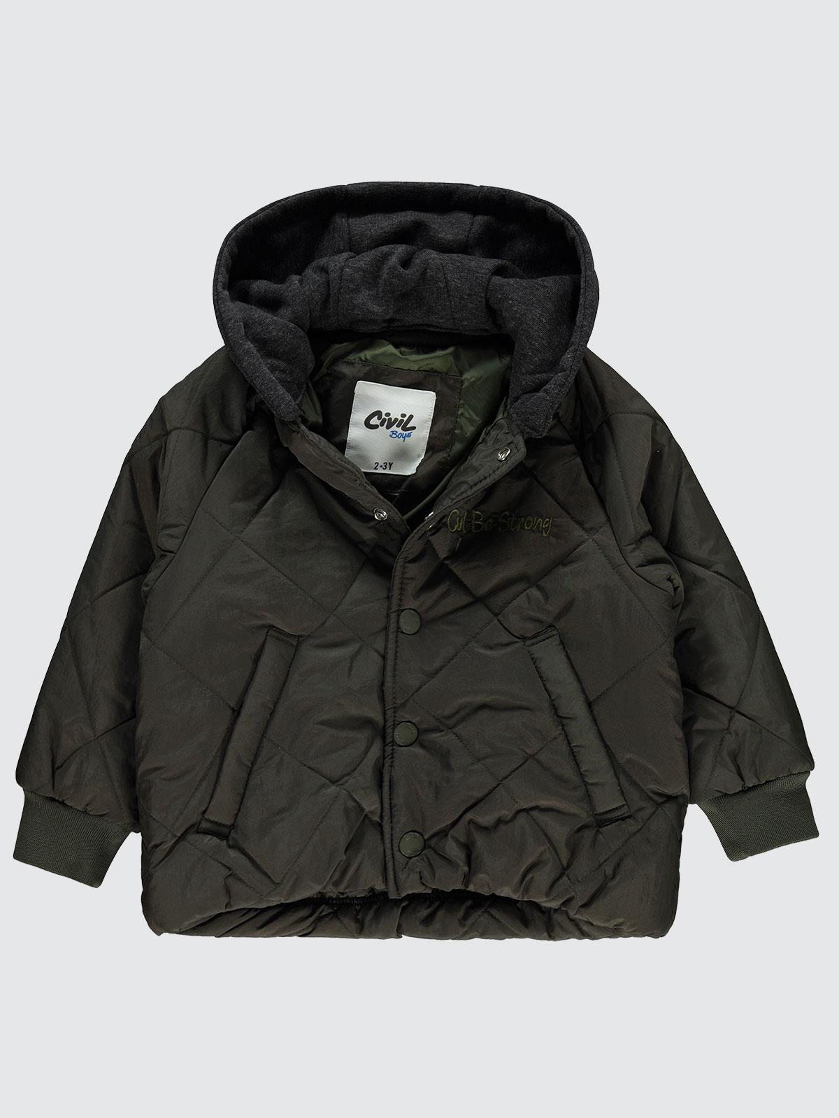 Civil Boys Kapitone Owersize 2-5 Yaş Mont - Haki