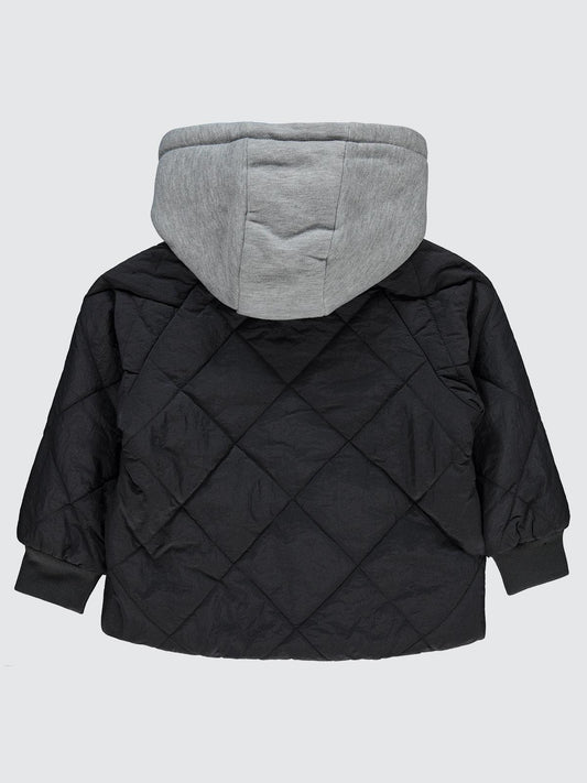 Civil Boys Kapitone Owersize 2-5 Yaş Mont - Gri