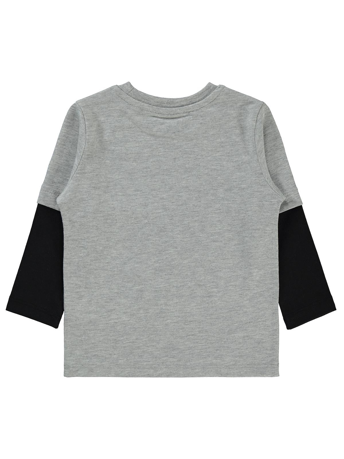 Civil Boys Streetball Baskılı 2-5 Yaş Sweatshirt - Gri