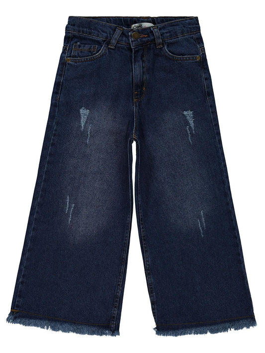 Civil Girls Pantolon Etek 10-13 Yaş Pantolon - Mavi
