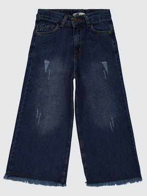 Civil Girls Pantolon Etek 10-13 Yaş Pantolon - Mavi