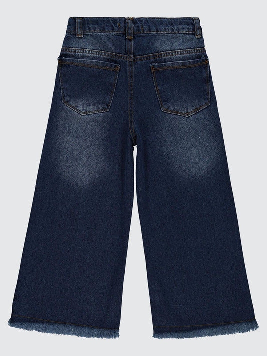 Civil Girls Pantolon Etek 10-13 Yaş Pantolon - Mavi