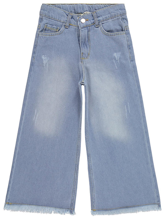 Civil Girls Pantolon Etek 10-13 Yaş Pantolon - Mavi