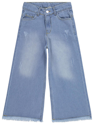 Civil Girls Pantolon Etek 6-9 Yaş Pantolon - Mavi