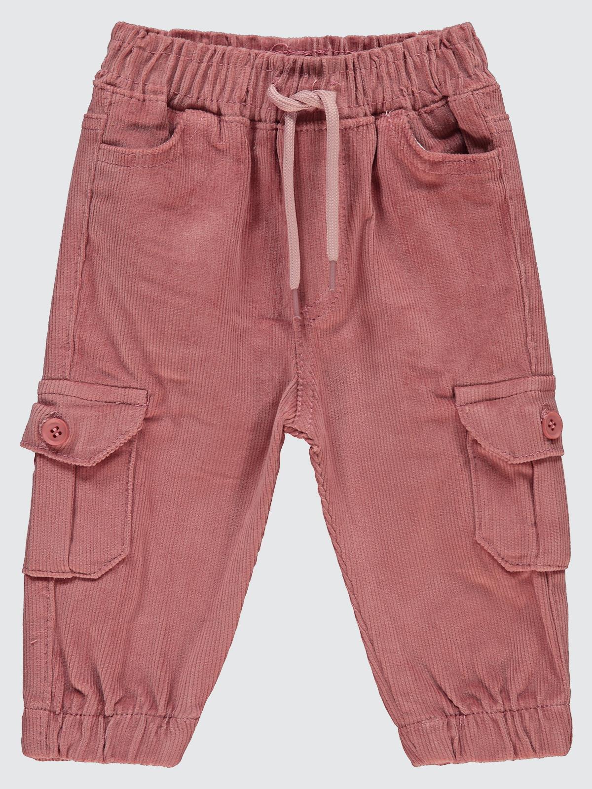 Civil Baby Kargo Cepli Jogger 9-18 Ay Pantolon - Pudra