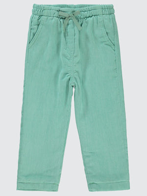 Civil Girls Basic Velsoftlu 2-5 Yaş Pantolon - Yeşil