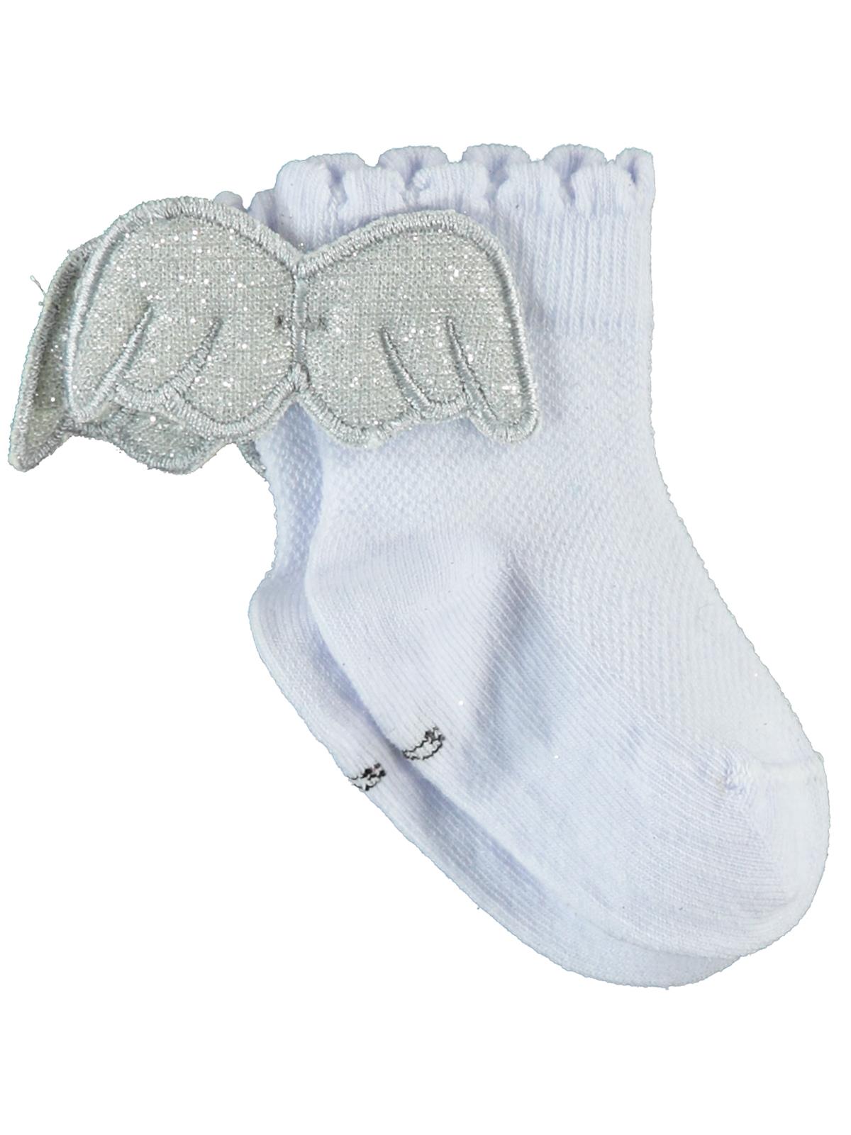 Civil Baby Kız Bebek Aksesuarlı Çorap 6-18 Ay - Beyaz