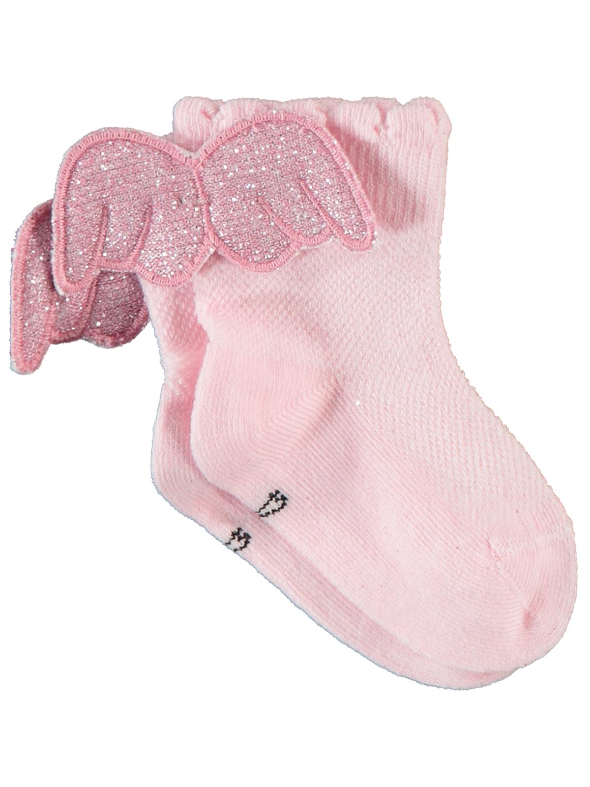 Civil Baby Kız Bebek Aksesuarlı Çorap 6-18 Ay - Pembe