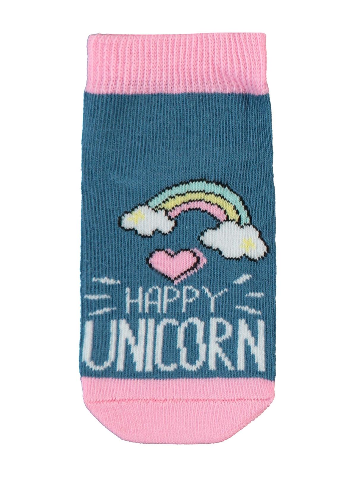 Civil Girls Unicorn 3'lü 2-12 Yaş Kız Patik Çorap - Standart