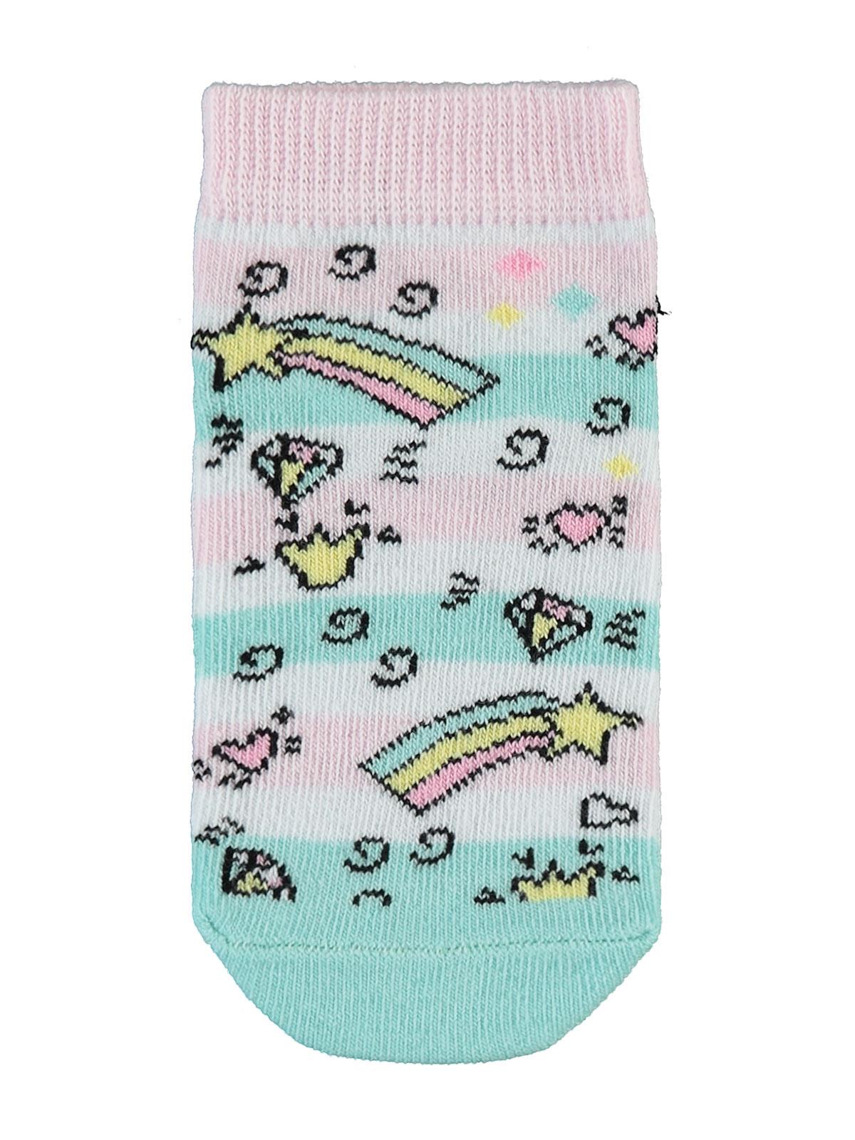 Civil Girls Unicorn 3'lü 2-12 Yaş Kız Patik Çorap - Standart
