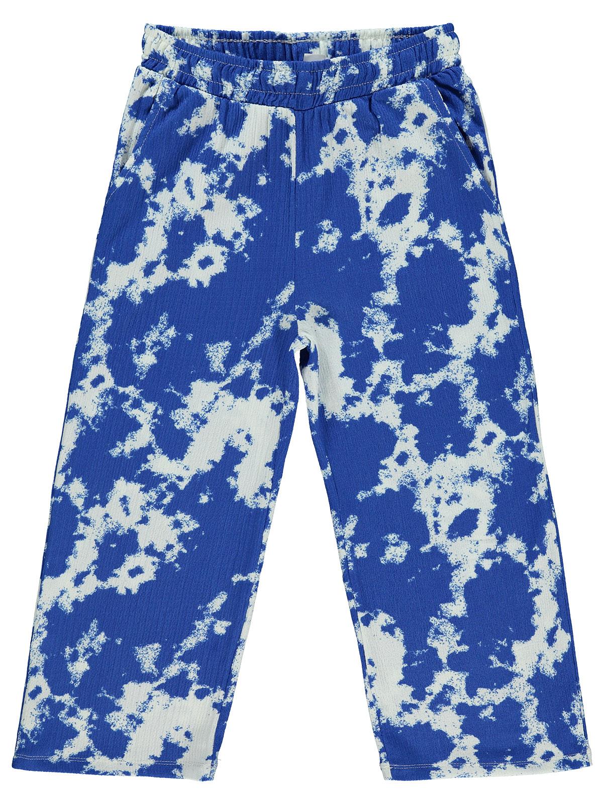 Civil Girls Batik 6-9 Yaş Pantolon - Mavi