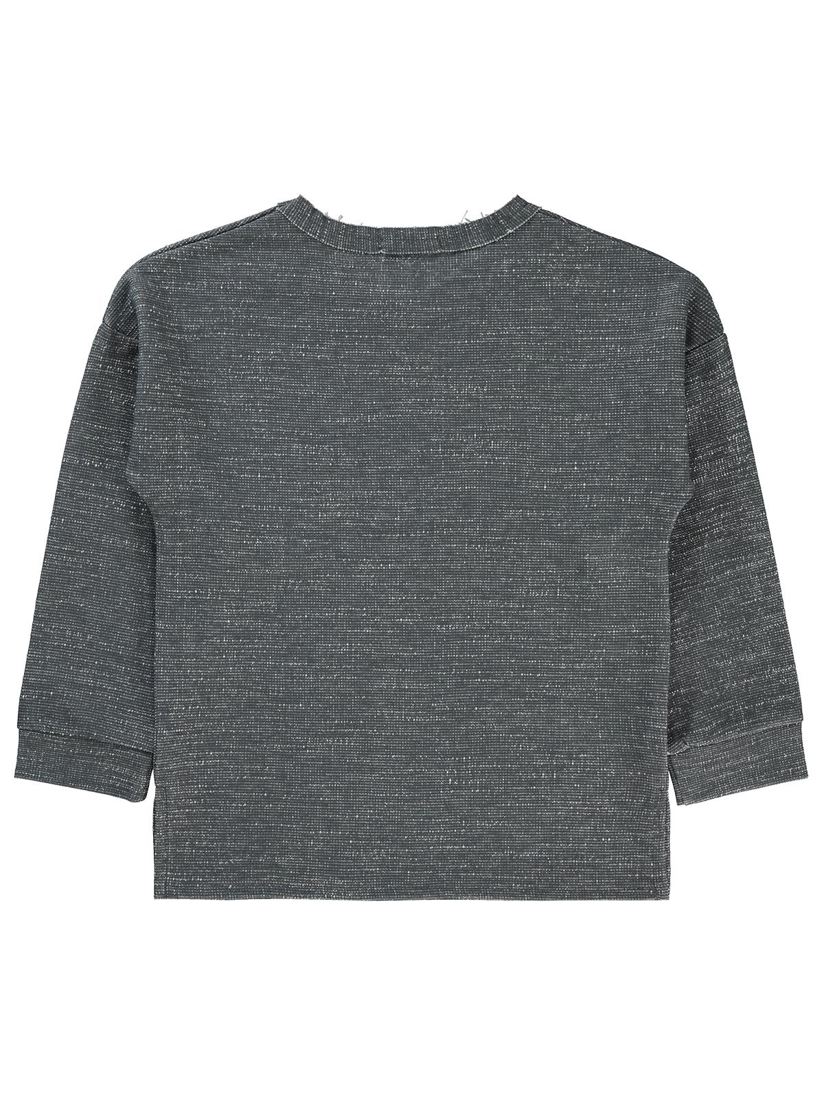 Civil Boys Düz Cepli 6-9 Yaş Sweatshirt - Gri