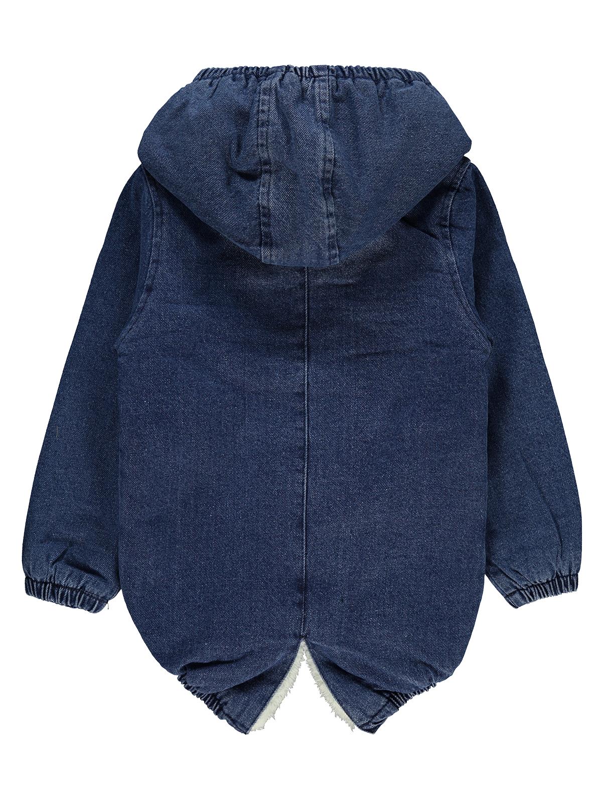 Civil Girls Torba Cepli 2-5 Yaş Mont - Mavi