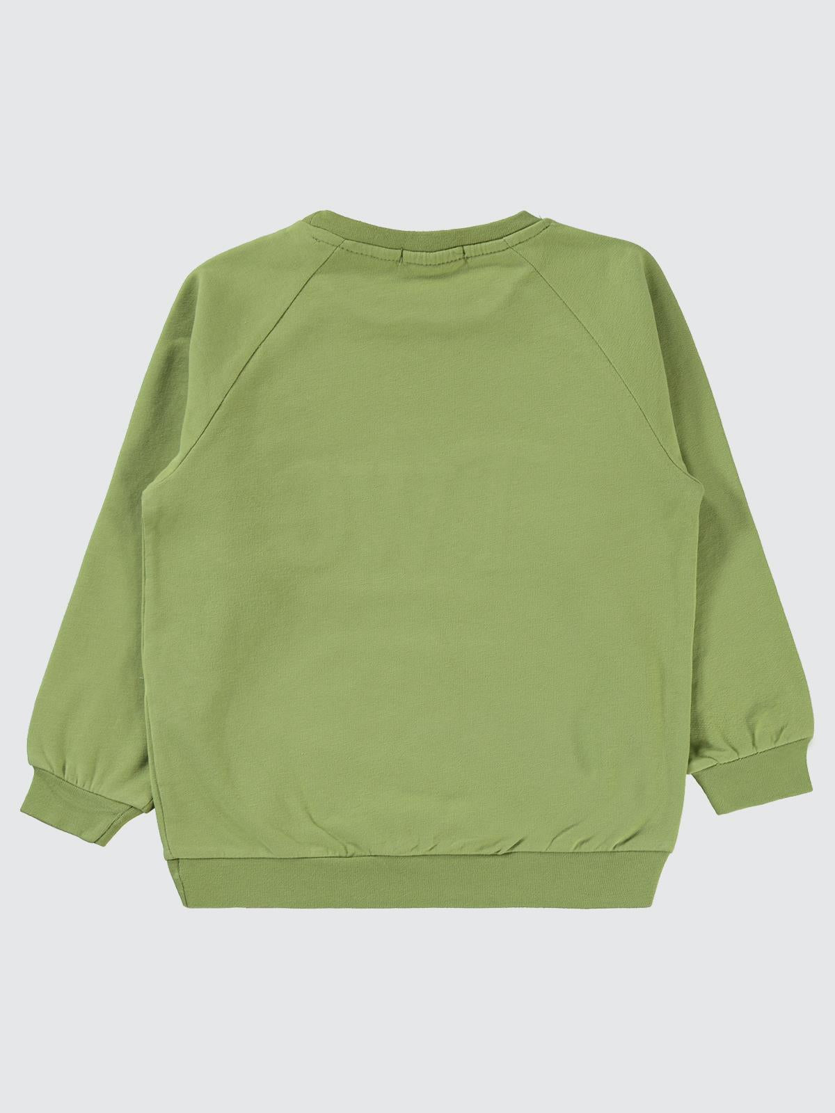 Civil Boys Two Nakışlı 2-5 Yaş Sweatshirt - Yeşil
