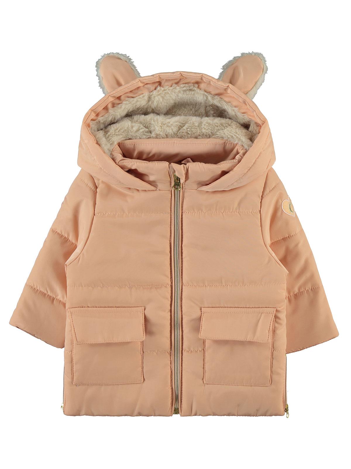 Civil Baby Pelüş Kulaklı 6-18 Ay Mont - Pudra