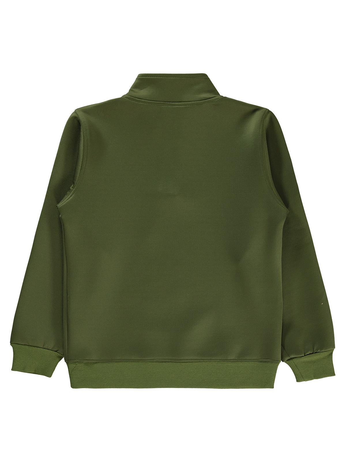 Pierre Cardin Original Baskılı 10-12 Yaş Sweatshirt - Haki