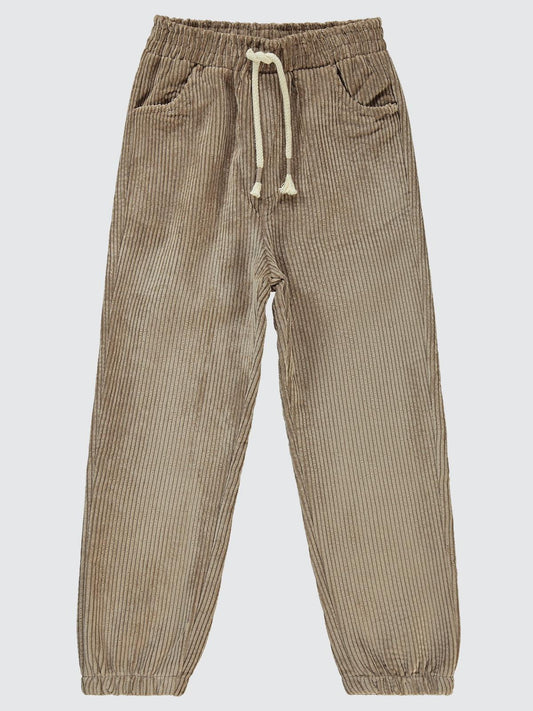 Civil Boys Paça Lastikli Jogger 10-13 Yaş Pantolon - Kahverengi