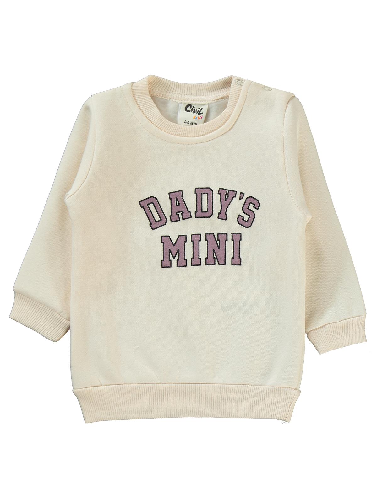 Civil Baby 2'li Dadys Baskılı 6-18 Ay Takım - Lila
