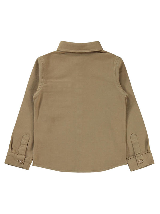 Pierre Cardin Cep Kapaklı 10-12 Yaş Gömlek - Bej
