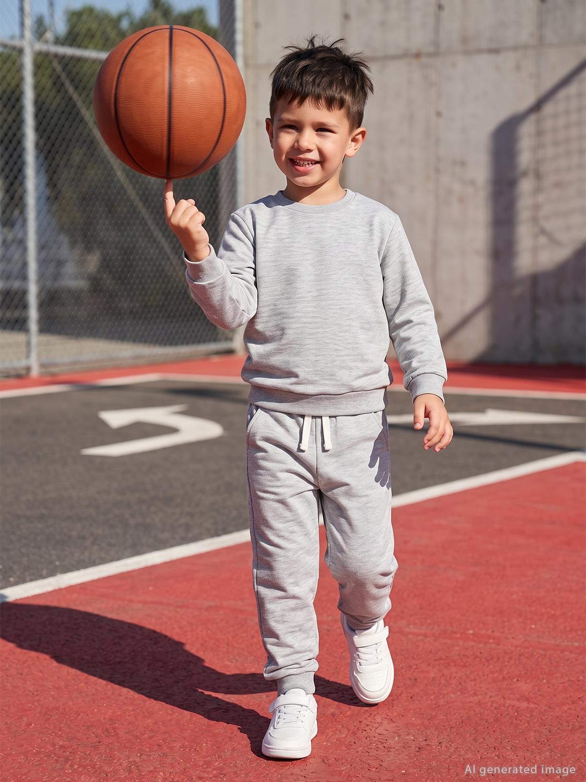 Civil Boys Unisex Basic 2-5 Yaş Eşofman Takımı - Gri